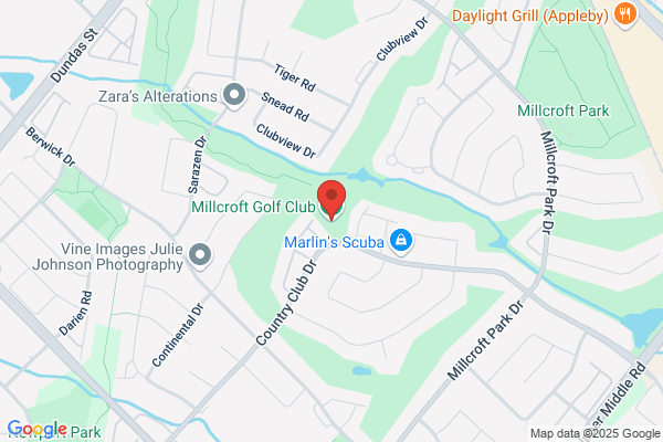 Millcroft Golf Club, Maintenance Dept