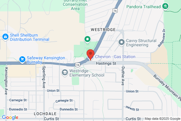 Chevron Canada Ltd, Service Stations, Burnaby, Hastings & Inlet