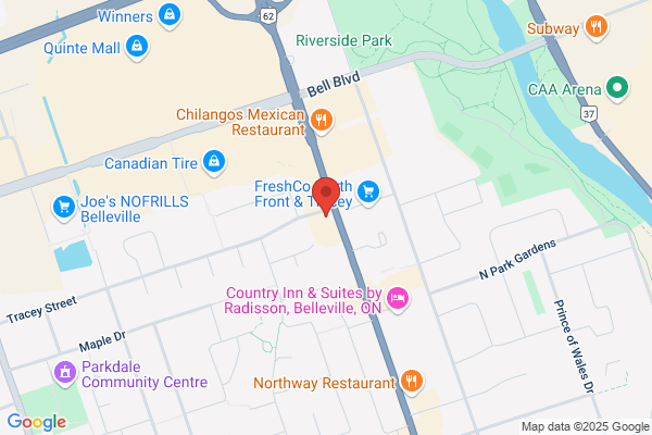 Pointts, Ontario Locations, Belleville