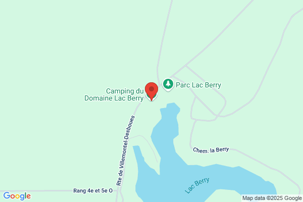 Camping du Domaine Lac Berry
