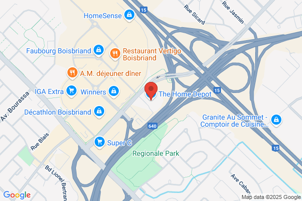 Home Depot Canada, Magasins-Stores