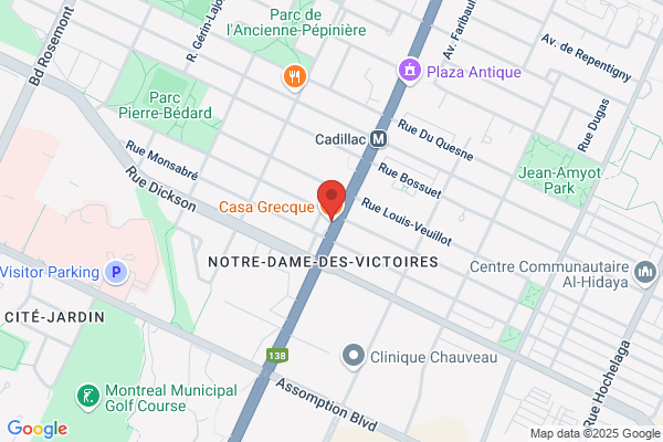 Casa Grecque Restaurants, Rive Sud