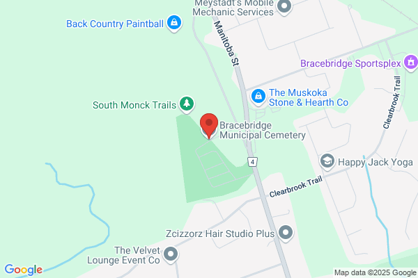 Cemeteries, Bracebridge (Town of), Cemetery