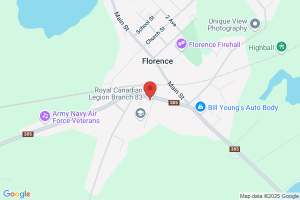 Royal Canadian Legion Br 83, Florence, Bar & Lounge