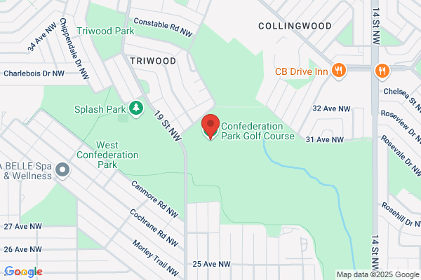 The City of Calgary, Golf Courses, Confederation Park