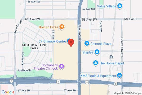 Alberta Center For Chronic Heel Pain, 4 Blks South of Chinook Shopping Centre