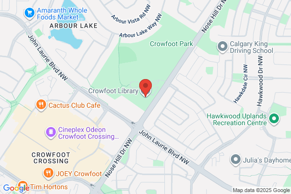 Calgary Public Library, Branch Libraries, Crowfoot Library