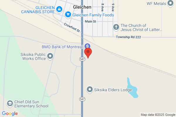 Siksika Nation Tribal, Gleichen Ofc