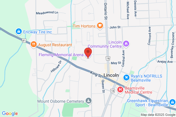 Arenas and Ice Rinks, Lincoln (Town of), Beamsville Centennial Arena
