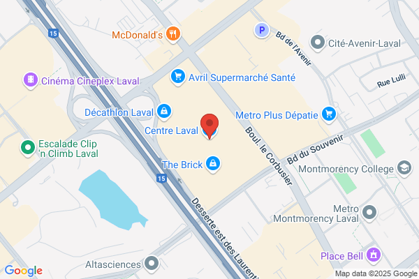 Centre Laval-Centre Commercial, Magasins, De Carrini Esthetique