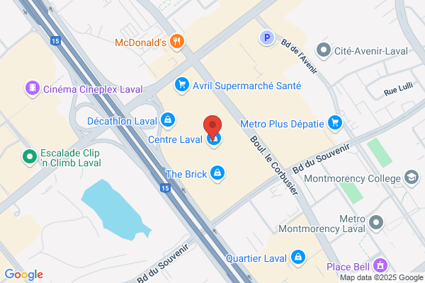 Centre Laval-Centre Commercial, Magasins, Hkr Collections