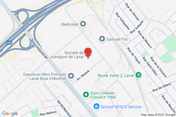 Laval (City of), Municipal Departments or Offices, Transit Corporation (Laval) (Stl), (Schedules-Fares-Routes)