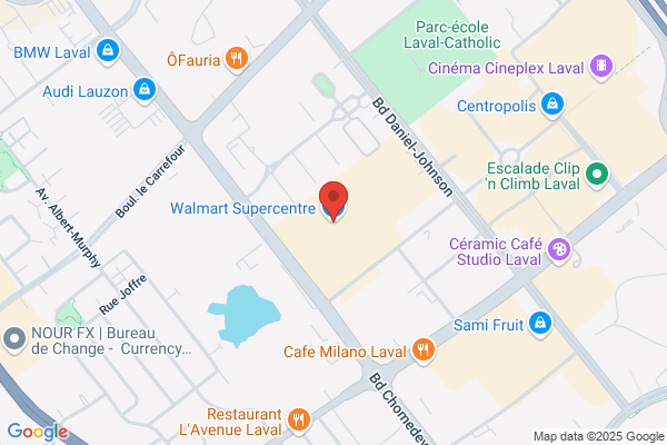 Centre Laval-Centre Commercial, Magasins, Wal-Mart