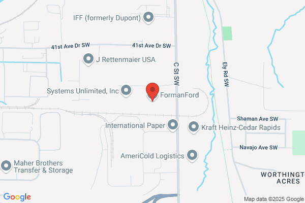 Forman Ford Sales Ltd, Service Department