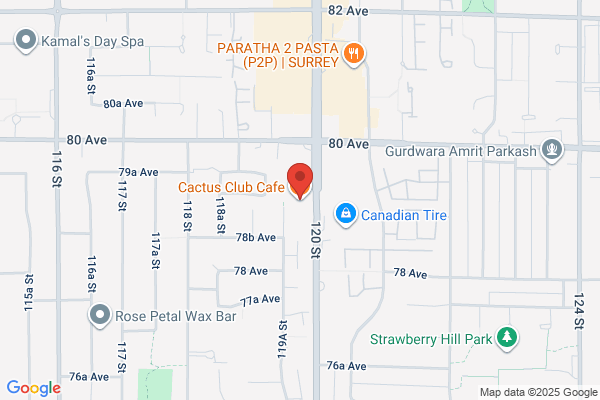 Cactus Club Cafe, Restaurant Locations, Delta