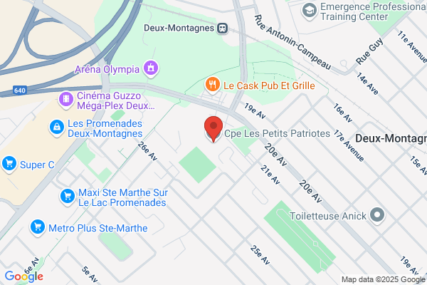 Centre De La Petite Enfance Les Petits Patriotes Inc