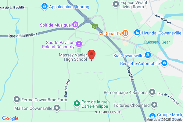 Commission Scolaire Eastern Townships, Ecoles Secondaires, Massey-Vanier High School