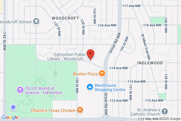 Libraries Edmonton Public Library, Branch Libraries, Woodcroft