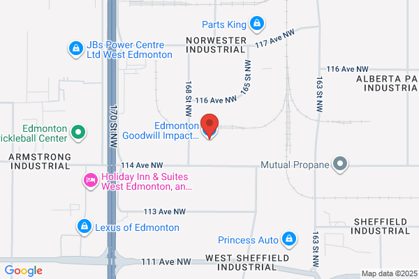 Goodwill Industries of Alberta, Stores and Donation Drop Offs