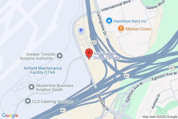 Avis Rent A Car, Canadian Head Office