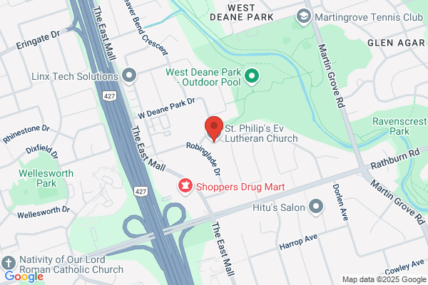 Lutheran Churches In Metro-Toronto, Etobicoke, St Philip's Ev Lutheran Church