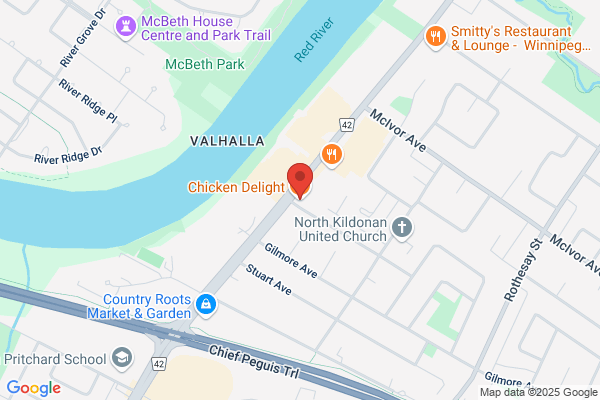 Chicken Delight of Canada Ltd, Store Locations, East