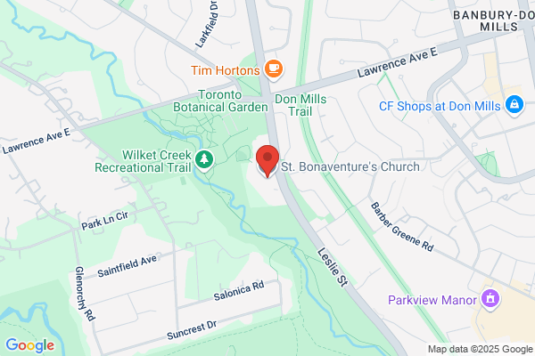 Archdiocese of Toronto, East, St Bonaventure