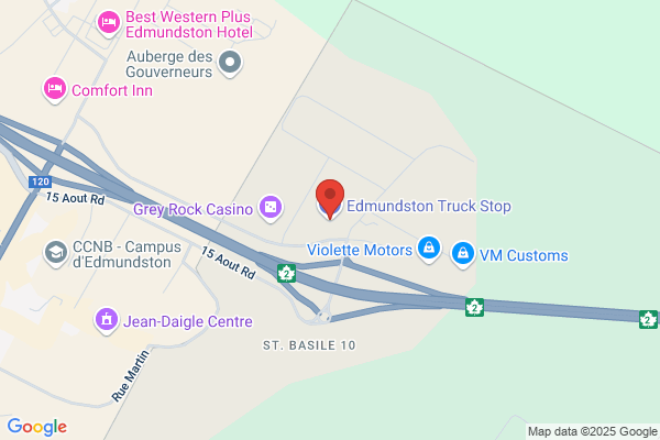 Province of New Brunswick, Stockrooms-Transportation