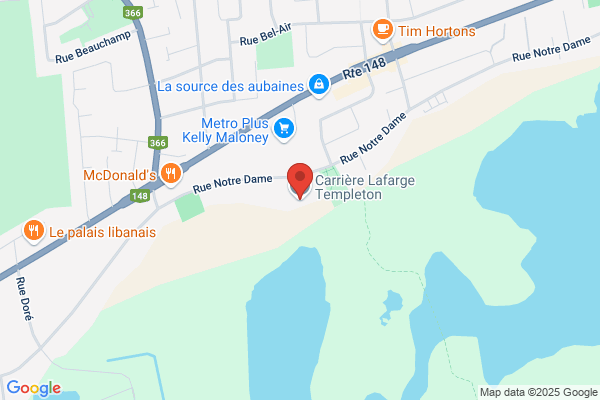 Construction Lafarge Quebec Ltee, Carriere-Sabliere-Agregat-Pierre Concassee, Carriere Templeton