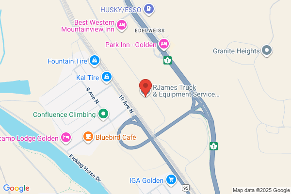 RJames Truck & Equipment Service Golden Ltd.