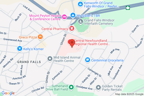 Central Nfld Regional Health Center, Intensive/Coronary Care, Emergency Department