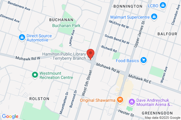 Hamilton (City of), Branch Libraries, Terryberry