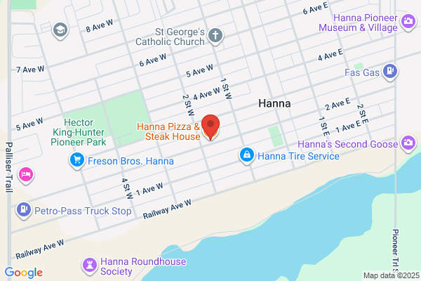 Hanna Pizza & Steak House Ltd