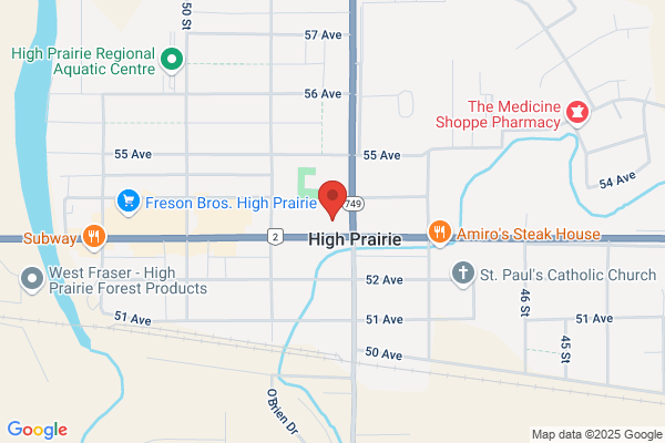 Town of High Prairie, Utility Service, Recreation Ofc