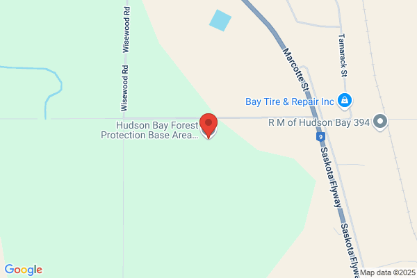 Government of Saskatchewan, Forest Fire, Fire Management Forest Protection, Forest Protection Office/Fire Bases/Fire Fighting I, Hudson Bay Fire Base