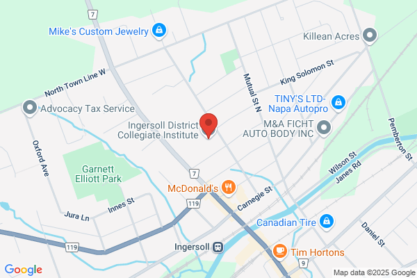 Thames Valley District School Board, Secondary Schools, Ingersoll District