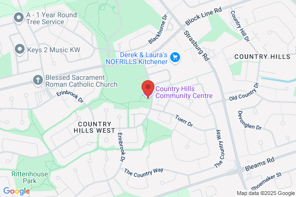 Community Centres, Kitchener (Hall Rentals Available), Country Hills Community Centre
