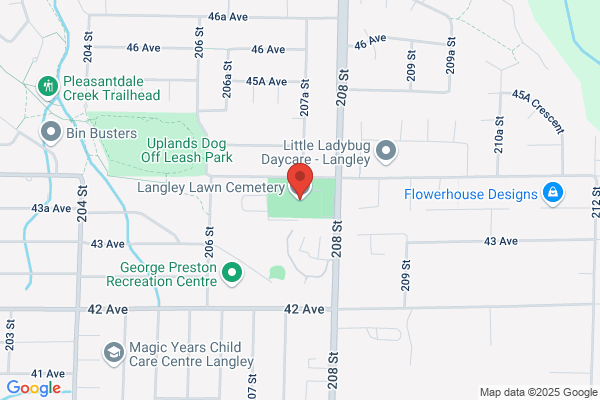 Langley Township, Cemetery