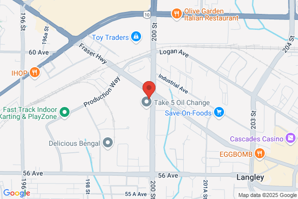 Lordco Parts Ltd, Branches, Langley, Machine Shop