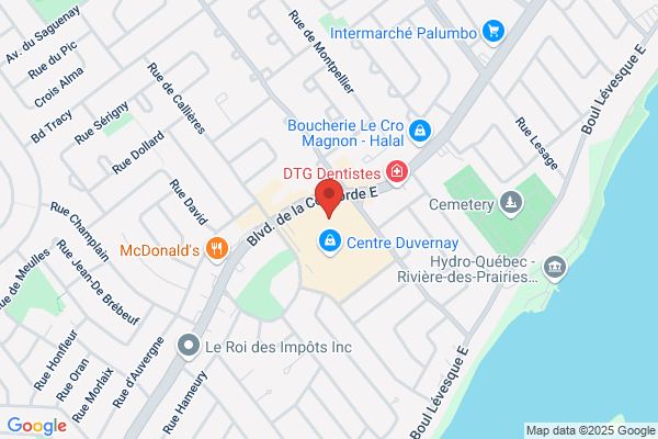 Centre Duvernay, Magasins, Metro Duvernay