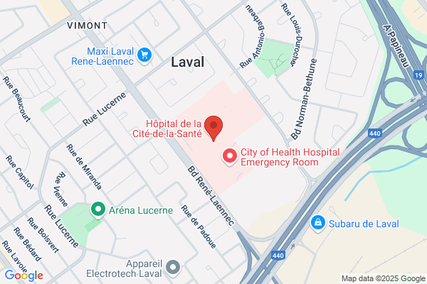 CISSS Centre intégré de santé et de services sociaux de Laval L'Hôpital de la Cité-de-la-Santé