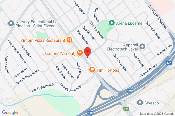 Restaurant Pfk (Poulet Frit Kentucky), Succursales