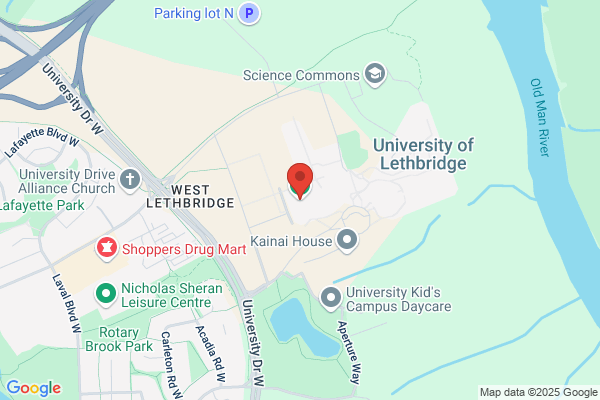 University of Lethbridge, Department and Faculty Numbers, Sport and Recreation Services, S & Rs-Physical Education Facilities, Equipment Room