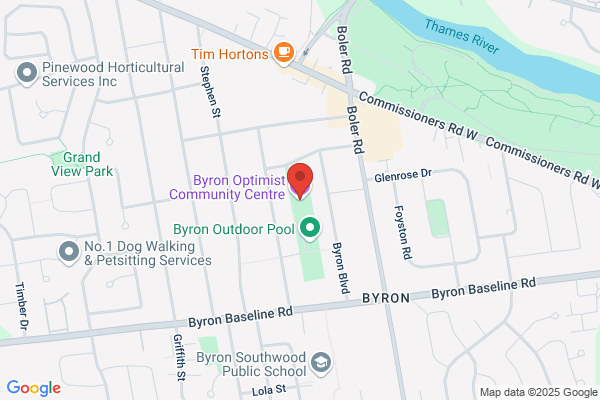 Community Centres, London (City of), Recreation Centres-Information, Byron Optimist Community Centre