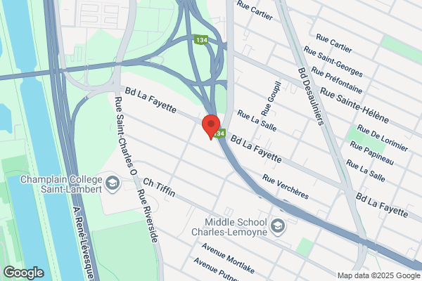 Auto Location Via Route, Succursales, Rive Sud