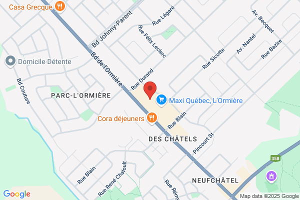 Brunet G. Fleury, D. Plante, F. Rowley, pharm. prop. Affiliés