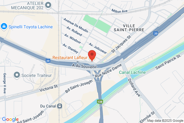 Restaurants D Lafleur Inc (Les), Succursales