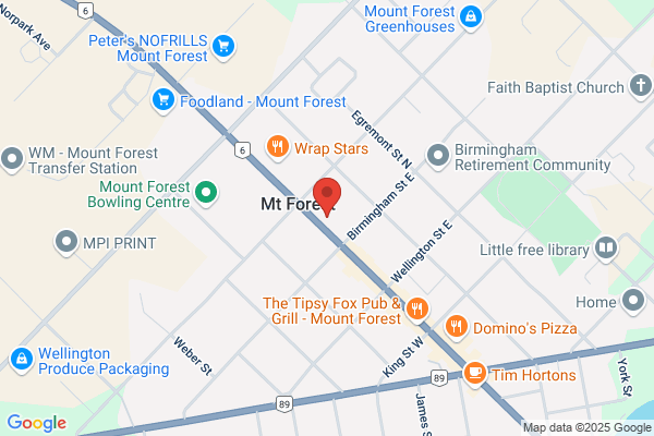 Community Information, Wellington North, Chamber of Commerce, Mount Forest