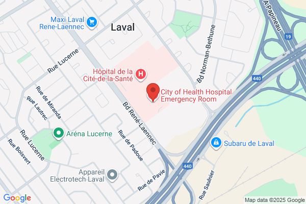 Cite De La Sante De Laval, Urgence