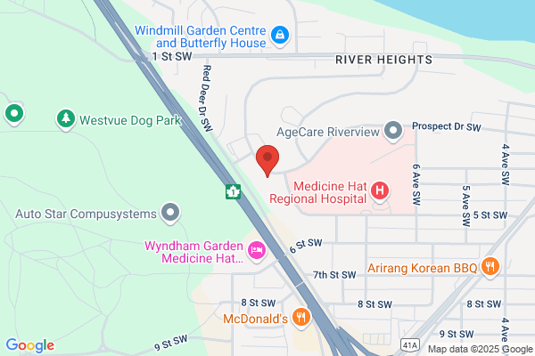 Palliser Health Region, Within